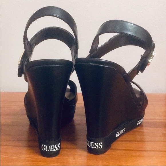 GUESS BRAND - Today Logo Wedge Sandal - Picture 4 of 7